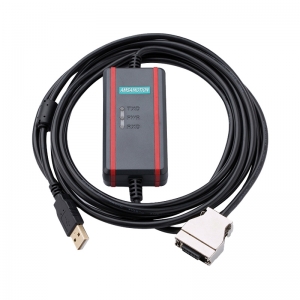 适用欧姆CPM1A/CPM2A/CQM1/CPM1/C200HE等系列plc编程电缆USB-CIF02