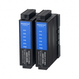 4路RS485串口服务器 485串口转以太网口通讯模块 RS485-ETH-M04